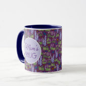 Mère’s Mug fleurs sauvages & papillons lilas (Devant gauche)