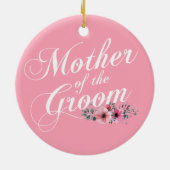 Mère simple du Mariage Groom | Ornement (Dos)