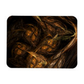 Mère Terre Art Abstrait Magnet Premium (Horizontal)