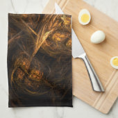 Mère Terre Art Abstrait Serviette de cuisine (Quart Plié)