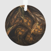 Mère Terre Arte Abstraite Cercle Acrylique (dos)