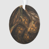 Mère Terre Arte Abstraite Cercle Acrylique (devant)