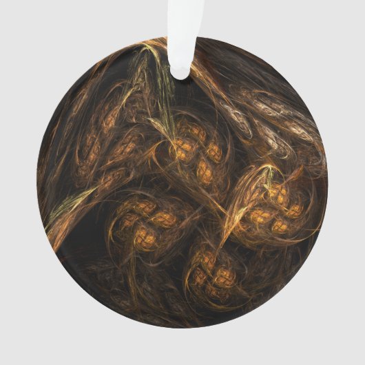 Mère Terre Arte Abstraite Cercle Acrylique (devant)