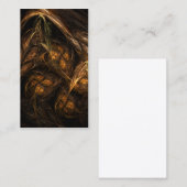 Mère Terre Carte de visite d'art Abstrait (Devant / Derrière)