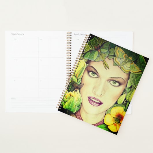 Mère Terre planificateur annuel/ calendrier (Devant avec enveloppe)