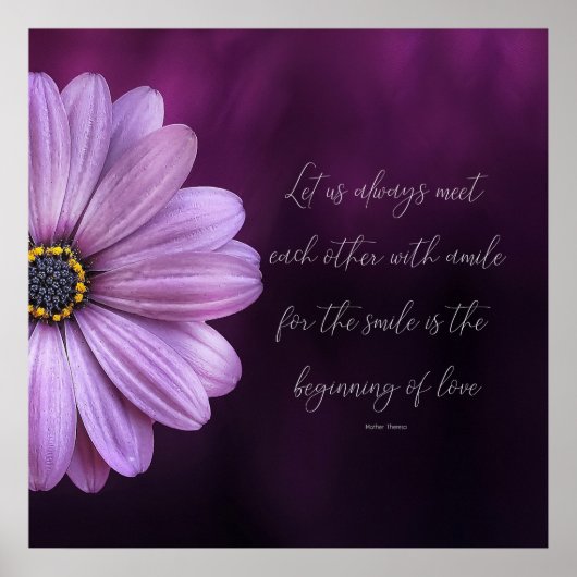 Mère Theresa cite 24" x 24", Poster Paper (Devant)