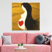 Mère, toile enveloppée (Insitu(Salon))