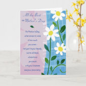 Mère - tout le meilleur sur la carte du jour de (Fleur jaune)