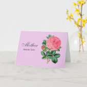 Mère veut aimer la carte de voeux de la fête des m (Fleur jaune)