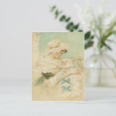 Mère victorienne détenant la carte de fête des mèr (Debout devant)