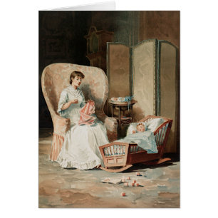 Mère victorienne vintage, Fête des mères pour enfa