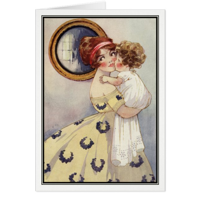 Mère vintage et enfant par Agnes Richardson (Devant)