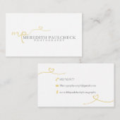 Meredith Paulcheck Fotografie Visitekaartje (Voorkant / Achterkant)