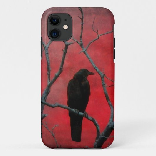 merel in het rood Case-Mate iPhone case (Achterkant)