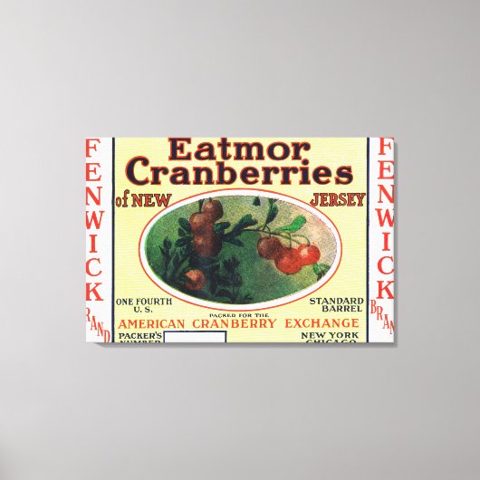 Merellabel Fenwick Eatmor Cranberries Canvas Afdruk (Voorkant)