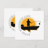 Meren Vissen Michigan Kaart (Voorkant / Achterkant)