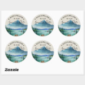 Merenberg Trouwdag Save the Date Sticker (Vel)