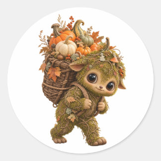 Merenbos Dwerg Totetas Ronde Sticker