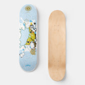 "Merendando", Skateboard (Voorkant)