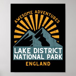 Merengebied Engeland Nationaal Park Meren Mannen V Poster