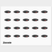 Merengue Items - geen merengue Ronde Sticker (Vel)