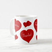 Mère's Day Hearts Mug (Devant gauche)