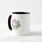 Mère's Day Mug Cadeau Mama Floral Design de Enfant (Devant gauche)