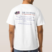 Mères d'étoile bleue de WA. T-shirt (Dos)