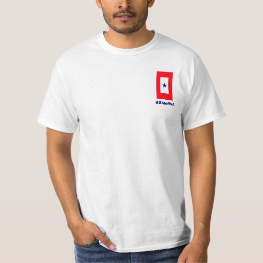 Mères d'étoile bleue de WA. T-shirt (Devant)
