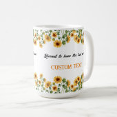 MÈRES PERSONNALISÉES NOM DE JOUR MUG (Devant droit)