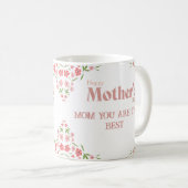 MÈRES PERSONNALISÉES NOM DE JOUR MUG (Devant droit)