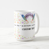 MÈRES PERSONNALISÉES NOM DE JOUR MUG (Devant droit)