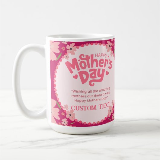 MÈRES PERSONNALISÉES NOM DE JOUR MUG (Gauche)