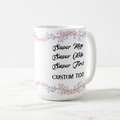 MÈRES PERSONNALISÉES NOM DE JOUR MUG (Devant droit)