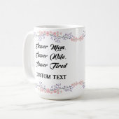 MÈRES PERSONNALISÉES NOM DE JOUR MUG (Devant gauche)