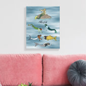 Merfolk Canvas Afdruk (Insitu (Woonkamer))