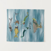 Merfolk Wandkleed (Voorkant (horizontaal))