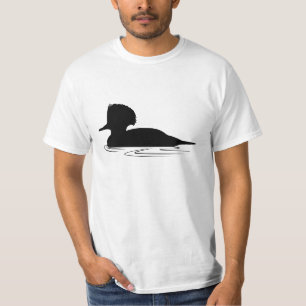 Merganser Duck in Silhouette T-shirt
