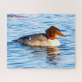 Merganser Duck Legpuzzel (Horizontaal)