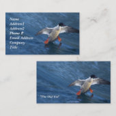 Merganser Duck Visitekaartje (Voorkant / Achterkant)