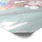 MerGirl met Starfish Poster (Hoek)