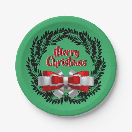 Meri Kirihimete Maori voor kerst 7" Papieren Bordje (Voorkant)