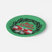 Meri Kirihimete Maori voor kerst 7" Papieren Bordje (Gekanteld)