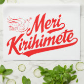Meri Kirihimete Theedoek (Gevouwen)