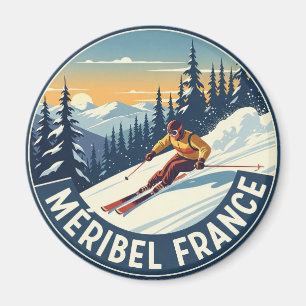 Méribel France Skiën Magneet