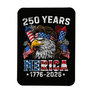 Merica 250 Verjaardag USA 250 Jaar Magneet