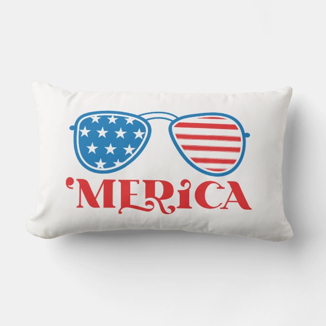 'Merica - 4 juli Kussen (Voorkant)