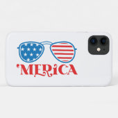 Merica 4 juli ontwerp-32042 Case-Mate iPhone case (Achterkant (horizontaal))