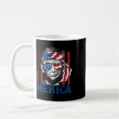 Merica Abraham Lincoln 4 juli Shirt Mannen Ameri Koffiemok (Links)