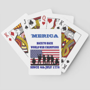 Merica, achter elkaar wereldkampioen speelkaarten